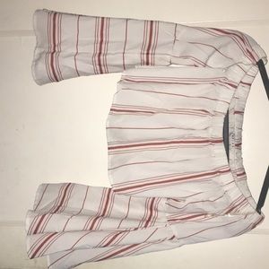 Cute Cropped Bell Sleeved Shirt